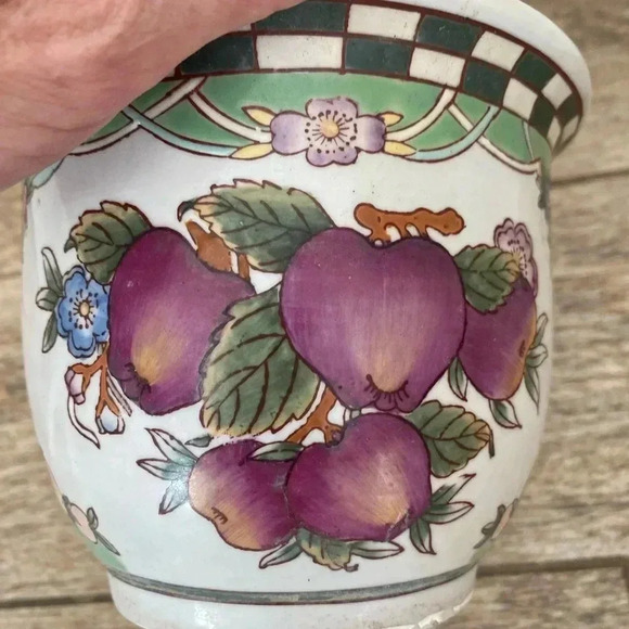 Vintage 1980s Cottagecore Small Houseplant Pot Planter - Picture 5 of 8